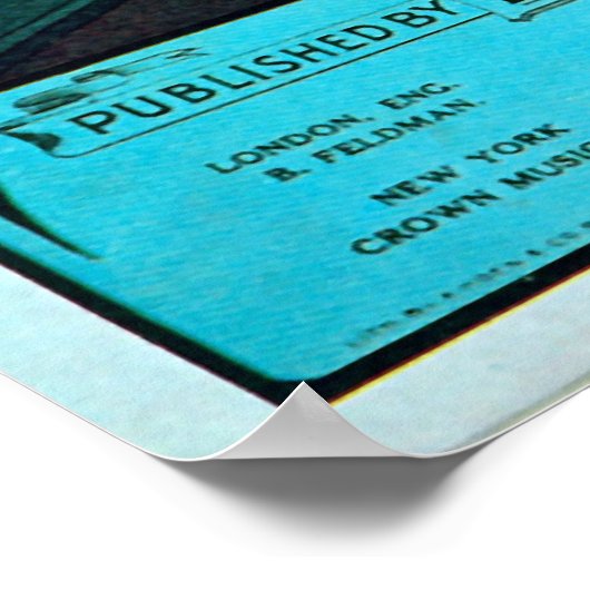 Midnight Flyer - Afdrukken Poster (Hoek)