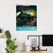 Midnight Flyer - Afdrukken Poster (Thuiskantoor)