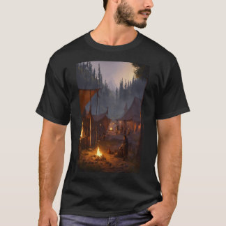 Midnight Fog: A Mysterious Dance of Shadows beroem T-shirt