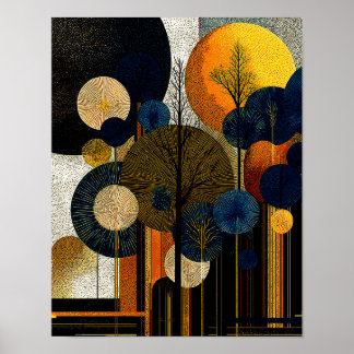 Midnight Forest  #1 - Digitale Download Poster