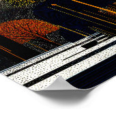 MIdnight Forest #4 - 4x5 Digitale Download Poster (Hoek)