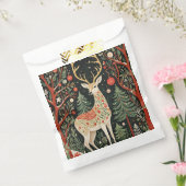 Midnight Forest Christmas Deer Bedankzakje (Gezegeld)