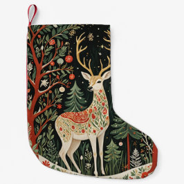 Midnight Forest Christmas Deer Kleine Kerstsok