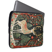 Midnight Forest Christmas Deer Laptop Sleeve (Voorkant Rechts)