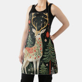 Midnight Forest Christmas Deer Schort (Insitu)