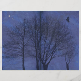 Midnight Forest Dark Journal-pagina