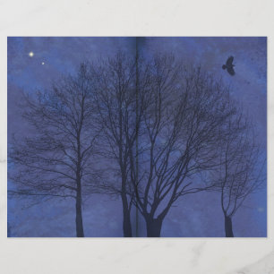 Midnight Forest Dark Journal-pagina