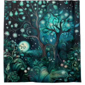 Midnight Forest douchegordijn (Voorkant)
