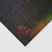 Midnight Forest Landscape Poster Tissuepapier (Detail)