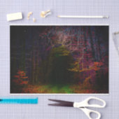 Midnight Forest Landscape Poster Tissuepapier (Craft)