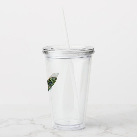 Midnight Forest Moth Acryl Drinkbeker (Links)