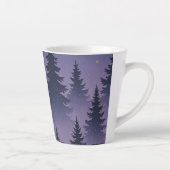 Midnight Forest Under the Stars – Pine Tree Latte Mok (Rechts)