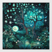Midnight Forest Window Cling Raamsticker (Vel)