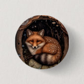 Midnight Fox Button (Voorkant)