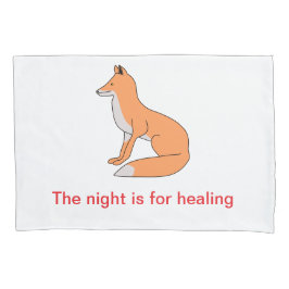 Midnight Fox - Healing Night Pillow Hoesje Kussensloop