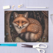 Midnight Fox Tissue Paper Tissuepapier (Craft)