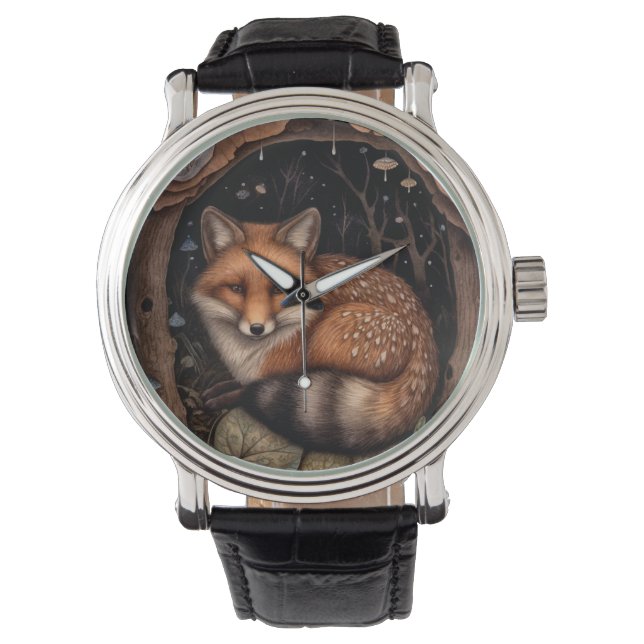 Midnight Fox Watch Horloge (Voorkant)