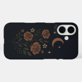 Midnight Garden Aesthetic Dark Floral Design Case (Achterkant (horizontaal))