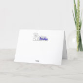 Midnight Garden Blank Notecard Bedankkaart (Achterkant)