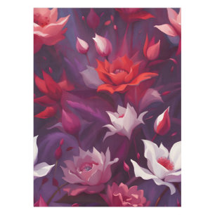 Midnight Garden Bloom Serenade Waterverf Tafelkleed