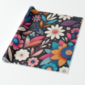 Midnight Garden Cadeaupapier (Uitgerold)
