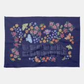 Midnight Garden Calendar Towel Theedoek (Horizontaal)