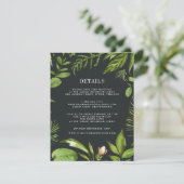 Midnight Garden Guest Information Kaart (Staand voorkant)