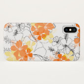 Midnight Garden Hawaiian Hibiscus Floral Case-Mate iPhone Case (Achterkant (horizontaal))