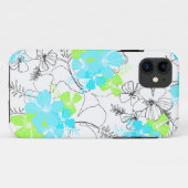 Midnight Garden Hawaiian Hibiscus iPhone 5 Hoesjes (Achterkant (horizontaal))