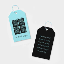 Midnight Garden Lijn Turquoise Mist Cadeaulabel