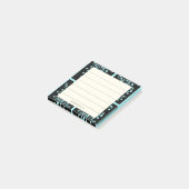Midnight Garden Lijn Turquoise Mist Post-it® Notes (Schuin)