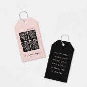 Midnight Garden Line Soft Pink Cadeaulabel