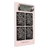 Midnight Garden Line Soft Pink Mini Klembord (Schuin)