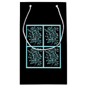 Midnight Garden Line Turquoise Mist Klein Cadeauzakje (Achterkant)