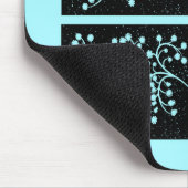 Midnight Garden Line Turquoise Mist Muismat (Hoek)