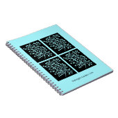 Midnight Garden Line Turquoise Mist Notitieboek (Rechterzijde)