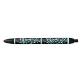 Midnight Garden Line Turquoise Mist Zwarte Inkt Pen (Voorkant)