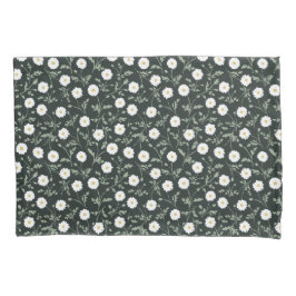 Midnight Garden Modern Farmhouse Daisy Pattern Kussensloop