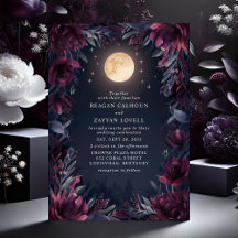 Midnight Garden Moon Wedding