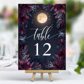 Midnight Garden Moon Wedding Kaart