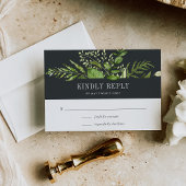 Midnight Garden RSVP-kaart RSVP Kaartje