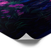 Midnight Garden Stairs Poster (Hoek)