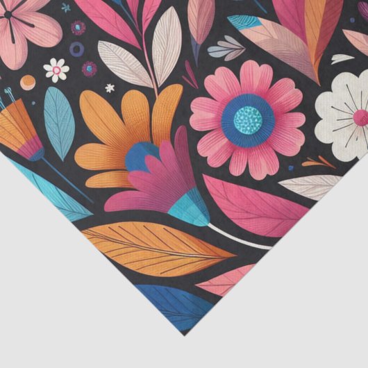 Midnight Garden Tissuepapier (Detail)