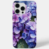 Midnight Garden Violet Hydrangea Waterverf Case-Mate iPhone Case (Achterkant)