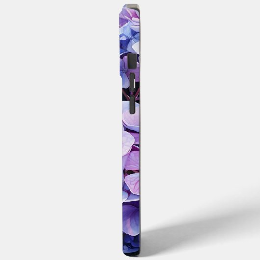 Midnight Garden Violet Hydrangea Waterverf Case-Mate iPhone Case (Achterkant / Links)