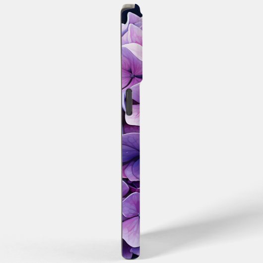 Midnight Garden Violet Hydrangea Waterverf Case-Mate iPhone Case (Achterkant / Rechts)