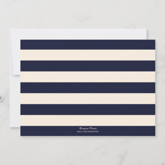 Midnight Garden Wedding Save the Date (Achterkant)