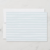 Midnight Garland Bridal Shower Invitation Kaart (Achterkant)