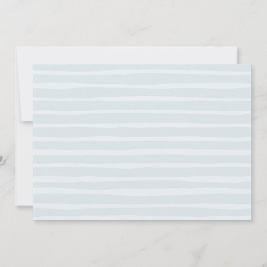 Midnight Garland Bridal Shower Invitation Kaart (Achterkant)