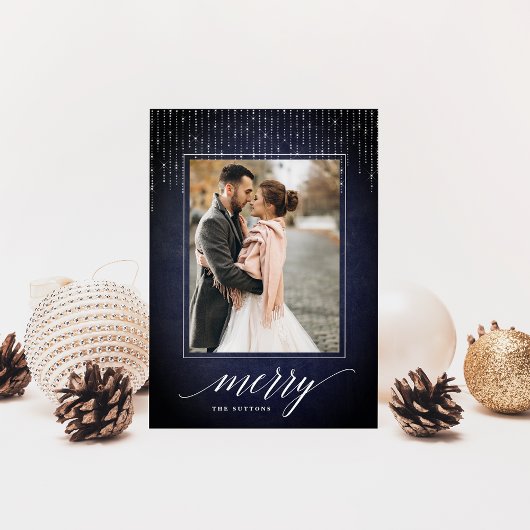 Midnight Garland | Vakantieknopkaart Feestdagenkaart